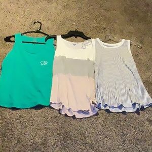 3 Women’s tank tops all fit roughly the same size